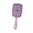thumbnail image 2 of Cepillo para desenredar, peine de , agradable a la piel, portátil, ligero, con ventilación, para cabello largo, corto, grueso y fino, cabello Púrpura Sunnimix Cepillo para desenredar el cabello, 2 of 8