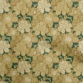 thumbnail image 1 of oneOone Cotton Poplin Twill Light Brown Fabric Asian Chinese Floral Craft Projects Decor Fabric Printed By The Yard 56 Inch Wide, 1 of 4