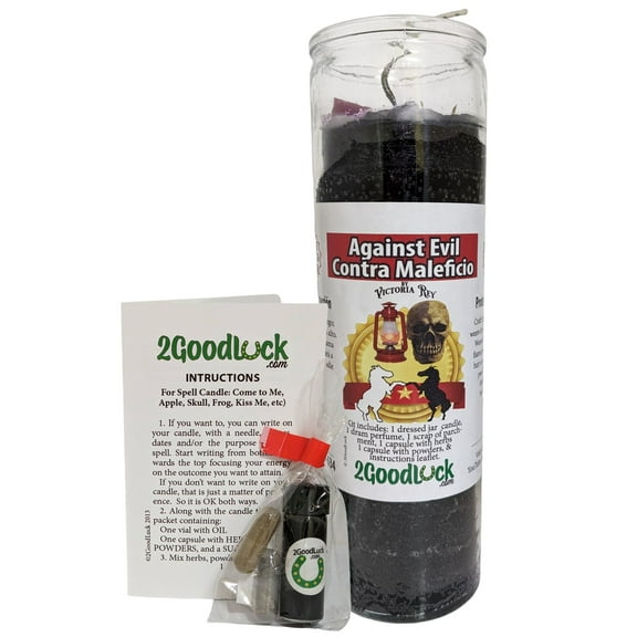 Against Evil Dressed Candle Kit - Contra Maleficios