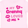 thumbnail image 4 of Inktastic Valentine's Day My Granny Loves Me Hearts and Lips Boys or Girls Toddler T-Shirt, 4 of 5