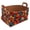 Multicolor 5, variant on Vintage Skulls Storage Basket Collapsible Storage Bin, PU Foldable Basket Convenient Box Storage Organizer with Handles for Shelves Office Bedroom Closet Nursery Toys Laundry