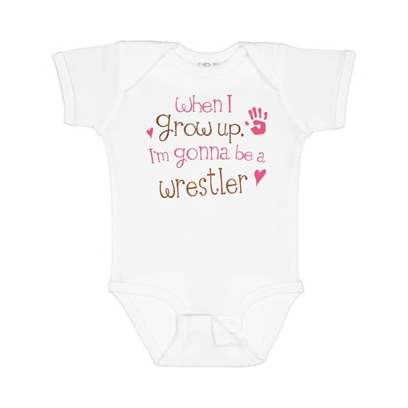 Inktastic Wrestling Future Wrestler Girls Boys or Girls Baby Bodysuit