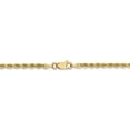thumbnail image 4 of 14K Yellow Gold 2.75mm Diamond Cut Rope With Lobster Clasp Chain 16 IN, 4 of 6
