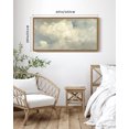 thumbnail image 5 of Drsoum 20x40in Natural Framed vintage sky cloud Wall Art Prints Farmhouse Hallways Dining Rooms Bedroom Living Rooms Decor, 5 of 7