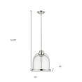 thumbnail image 2 of Stanton 1-Light Polished Nickel Pendant, 2 of 7
