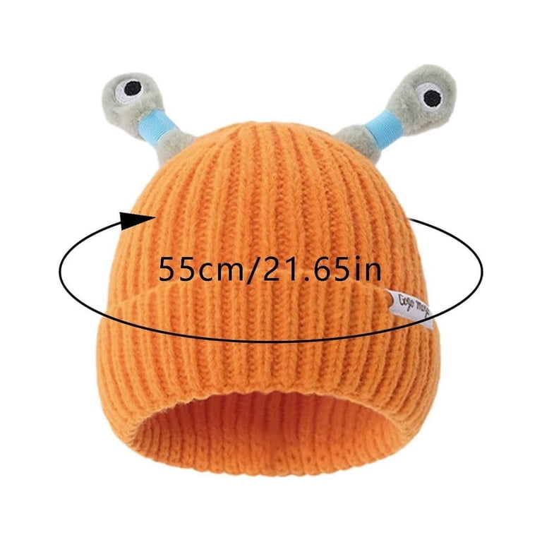 Cute Little Monster LED Knit Beanie, 2025 Winter Funny  display picture 1