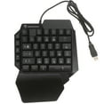 thumbnail image 1 of MasteelfCA Ergonomic Gaming Keyboard Backlight Keyboard E-Sport Keyboard Computer Game Keyboard Play Game Keyboard for Home Dorm, 1 of 7