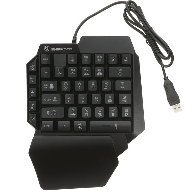MasteelfCA Ergonomic Gaming Keyboard Backlight Keyboard E-Sport Keyboard Computer Game Keyboard Play Game Keyboard for Home Dorm
