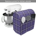 thumbnail image 2 of Violet Stand Mixer Cover, Scottish Associated Monochromatic Geometric Violescent Tartan Pattern, Kitchen Appliance Organizer Bag Cover with Pockets, 5 Quarts, Pale Purple and Lavender, by Ambesonne, 2 of 4