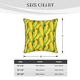 thumbnail image 4 of Haiem Corn 1 Print Velvet Soft Solid Decorative Square Throw Pillow Covers Set with Elegant Piping Christmas Cushion Case for Sofa Bedroom Car-20"x20", 4 of 8