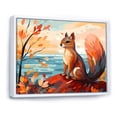 thumbnail image 2 of Designart "Watercolor Squirrel of the Forest" Animals Framed Wall Art - Modern Farmhouse Brown Squirrel Entryway Framed Wall Art, 2 of 6