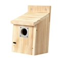 thumbnail image 2 of Comedero para pájaros de exterior, nido de madera para pájaros de ventana, carbonero de exterior Estilo B, 2 of 9