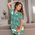thumbnail image 2 of Lsque Sanrio Pattern Nightgowns for Women Sleep Shirts Short Sleeve Nightshirt Pullover Nightdress Soft Sleepwear Relaxed Fit Nightdress, 2 of 5