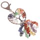 thumbnail image 2 of Llavero de cristal con diseño de árboles de la vida, colgante decorativo de cristal natural mixto, decoración colgante, 2 of 7