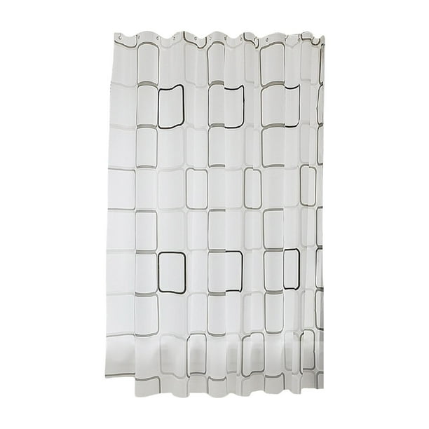 Cortinas de ducha para baño, de secado rápido, decorativas para bañera. 15x2m