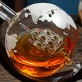 thumbnail image 2 of Larsen Whiskey Decanter Globe and Glassware Set, 2 of 4