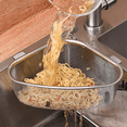 thumbnail image 4 of Triangle Sink Drain Basket Kitchen Triangle Filter Basket Fruit and Vegetable Storage Drain Rack Basket C, 4 of 5