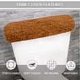 thumbnail image 3 of HOME WEAVERS Waterford Collection Cotton Toilet Tank Cover, 10" x 22", Terracotta, 3 of 9
