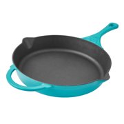 12-Inch Round Nonstick Interior Cast Iron Fry Pan