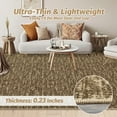 thumbnail image 4 of FairOnly 8'x10'Camel Non Slip Area Rugs Machine Washable Gradient Low Pile Rug for Living Room Kitchen, 4 of 7