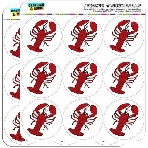 Lobster 18 2" Planner Calendar Scrapbooking Crafting Stickers