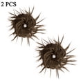 thumbnail image 2 of LELINTA 2PCS Fluffy Messy Wavy Ponytail Bun Hair Piece Ponytail Hair Extensions Scrunchies Updo Hairpiece Curly Bun Synthetic Extensions Chignon for Women Ladies, 2 of 7