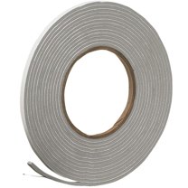 Do it 1/4" W x 1/8" T x 17' L Gray Foam Weatherstrip Tape V442HDI