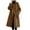 Brown, variant on Hfyihgf Women's Elegant Overcoat Single Breasted Long Sleeve Lapel Long Wool Trench Coat SWarm Winter Pea Coats(Gray,L)