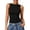 WenDA01_Black, variant on WEIWEN Spaghetti Strap Tank Top for Women Sleeveless Ribbed Knit Vest Shirts Slim Fit Summer Going Out Camisole Womens Tank Tops Brown, S