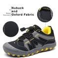 thumbnail image 2 of Zapatos de senderismo Mishansha para niños y niñas, negros, talla 2.5 para niños pequeños, 2 of 7