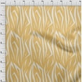 thumbnail image 3 of oneOone Georgette Viscose Pale Orange Fabric Skins Animal Sewing Material Print Fabric By The Yard 42 Inch Wide, 3 of 4
