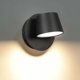 thumbnail image 1 of Luz de pared LED moderna Luz de lectura de pared 350 Estilo nórdico giratorio Foco de pared LED Lámpara de pared interior para dormitorio Sala de estar Escalera Pasillo, Negro 3000 - dontodent Kuyhfg Sin marca, 1 of 5