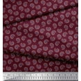 thumbnail image 2 of Soimoi polyester Crepe Fabric Artistic Paisley Print Fabric by Yard 52 Inch Wide, 2 of 3