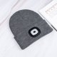 thumbnail image 2 of Sombrero de punto de invierno LED con sombrero de pesca iluminado Sombrero de senderismo iluminado (gris), 2 of 5