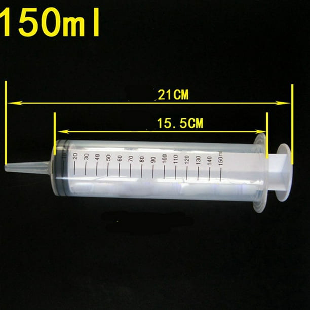Seringues en plastique 100pcs 1ml avec capuchons Seringue sans aiguille  pour mesurer, laboratoires scientifiques, alimentation pour animaux de