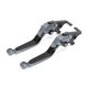 thumbnail image 5 of 2 piezas palancas de freno izquierda derecha de motocicleta accesorios de modificación de motocicleta Pit Dirt Motocross piezas de repuesto para YAMAHA NMAX 155 2015-2021 gris, 5 of 12