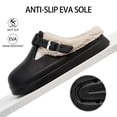 thumbnail image 5 of Ecetana Women's Fuzzy Lined Clogs Warm Slip-On House Slippers, 5 of 7