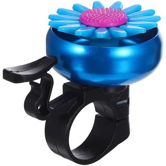 ETEREAUTY Blue Bicycle Handlebar Bell Sunflower Shape Lightweight and Easy to Attach