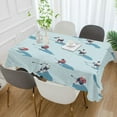 thumbnail image 2 of Yayeee Tablecloths 54" x 54" Rectangle Wrinkle Resistant Party Table Cover, Blue Ice Hockey, 2 of 8
