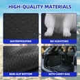 thumbnail image 3 of Back Seat Extender 52.4 * 24.5 Inch, Dog Car Seat Cover for Back  Seat, Hard Bottom Car Seat Cover for Dogs, Support to 330 lbs, for Cars/Mid-Size SUV/Small Truck, 3 of 8