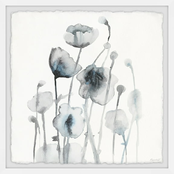 Marmont Hill Winter Leaves Framed Painting Print