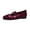 Wine, variant on NOKIO Trendy Women'S Embroidered Flats Women's Slip-On Shoes, Comfortable Women'S Flats, Ladies Fashion Solid Color Breathable Knitting Exquisite Embroidery Comfortable Flat Casual Shoes