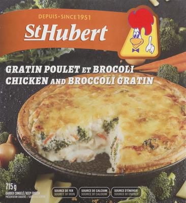 Gratin au poulet et brocoli St-Hubert