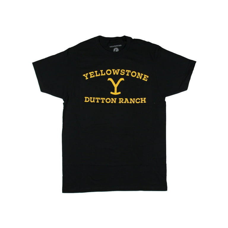 Yellowstone Shirt Men's Dutton Ranch Y Logo TV Show T-Shirt Tee