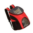 thumbnail image 3 of Pet Breathable Backpack Shockproof Foldable Cat Travel Carrier with Carry Handle for Pets Cats, 3 of 5