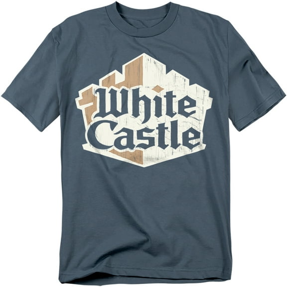 White Castle T-Shirt Torn Logo Unisex Graphic Tee For Men & Women