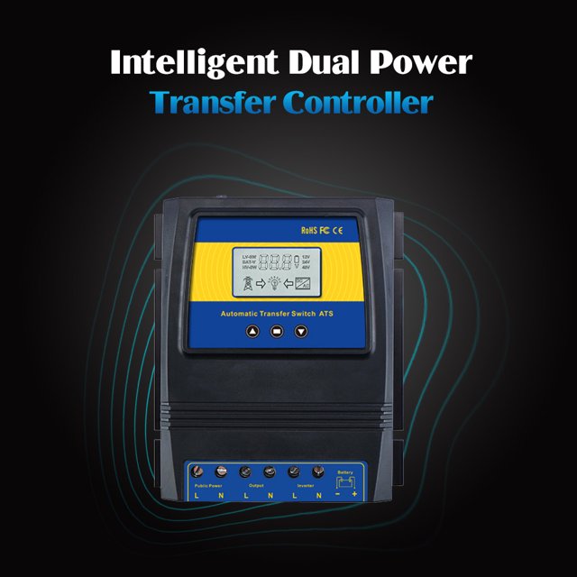 Conmutador Ats-11Kw Conmutador ATS-11KW Conmutador LCD de doble potencia Auto Transfer Switch para sistemas eólicos solares