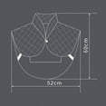 thumbnail image 2 of Hot Cotton-Padded Clothes Stay Warm Outfitting USB Warmth Heating Shoulder Bag Exothermic Shawl Neck Heating Pad Cold Proof Vest GREY, 2 of 8