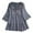 A-Grey498, variant on XUELUO Womens Tops Linen 3/4 Flutter Sleeve Crewneck Lace Trim Floral Detail Tie Front Tshirts Flowy Bohe Spring Summer Tee