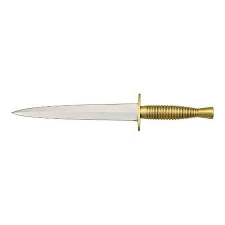 UPC 801608220469 product image for Pakistan Cutlery 2046BS Commando Fixed Blade Knife with Grooved Brass Finish Sta | upcitemdb.com